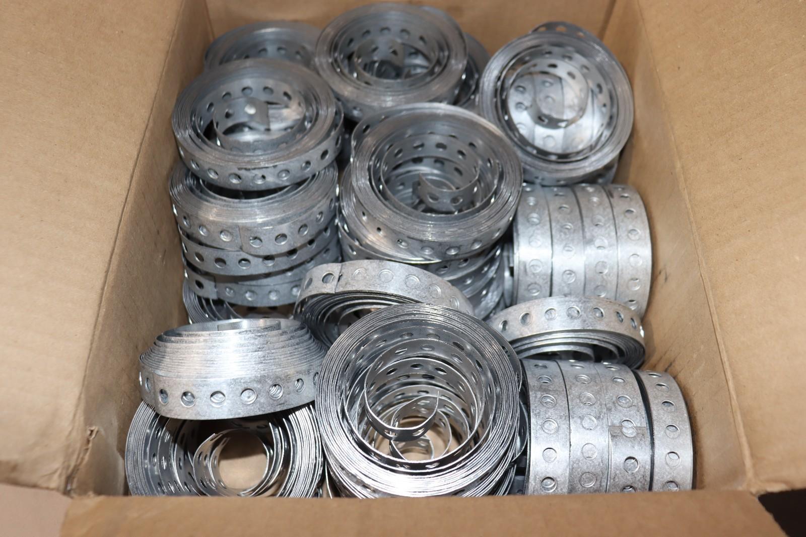 50 Pack - 24 Guage 10 Foot GALVANIZED HANGER STRAP PROFLO PF100524f10 - Northside Material Brokers
