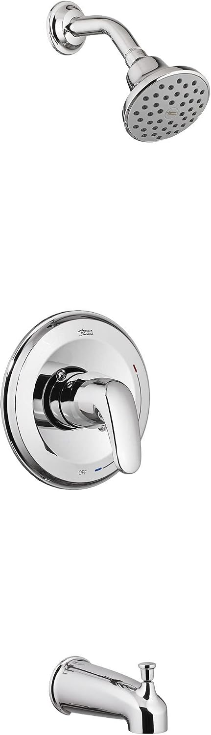 American Standard TU075508.002 Colony Pro Tub and Shower Trim Kit with Cartridge, 1.75 GPM, Polished Chrome