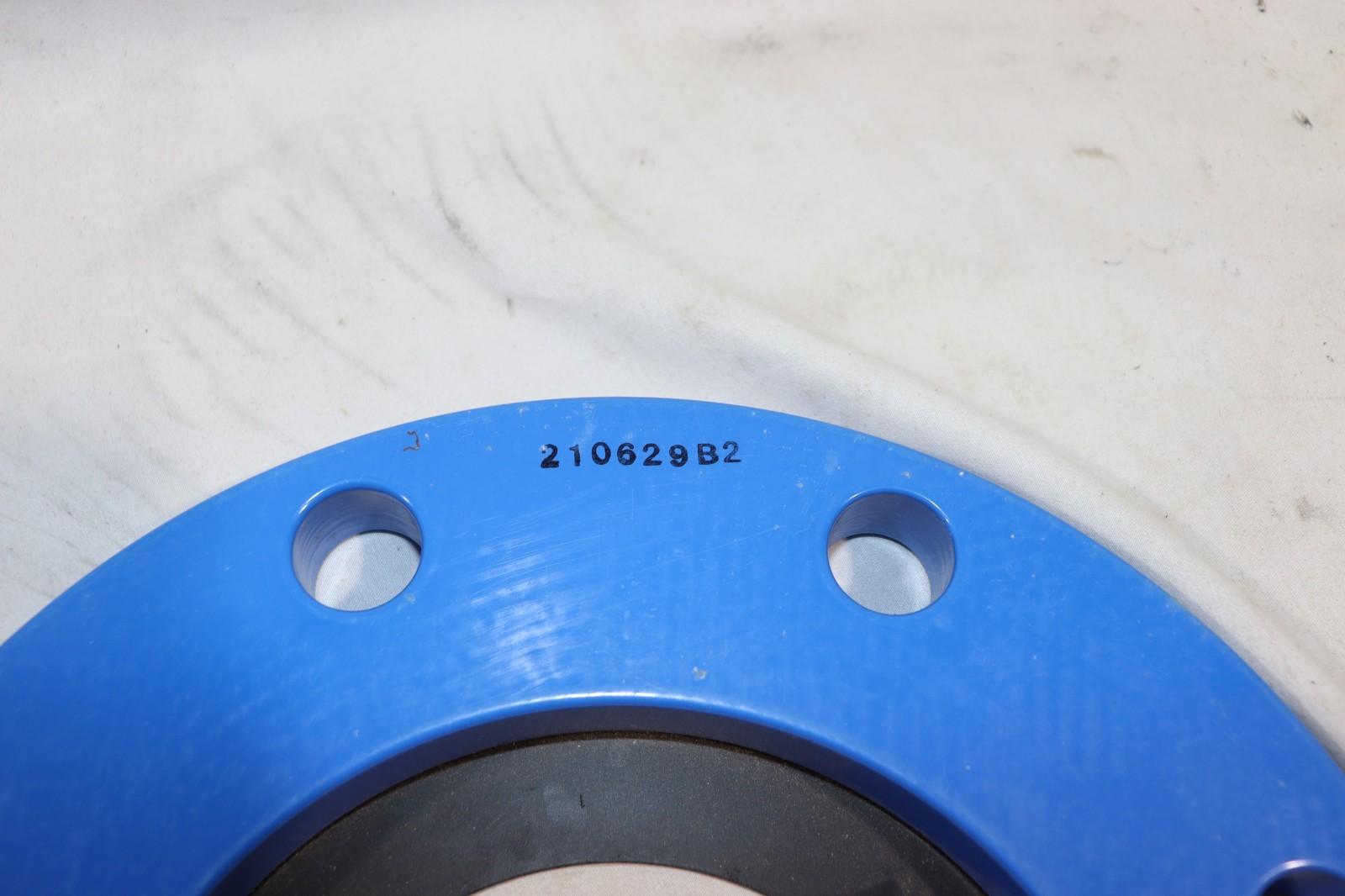 6 Inch Nibco T067990PP Blue Companion Flange Adapter w/ Rubber Gasket 8 Bolt - Northside Material Brokers