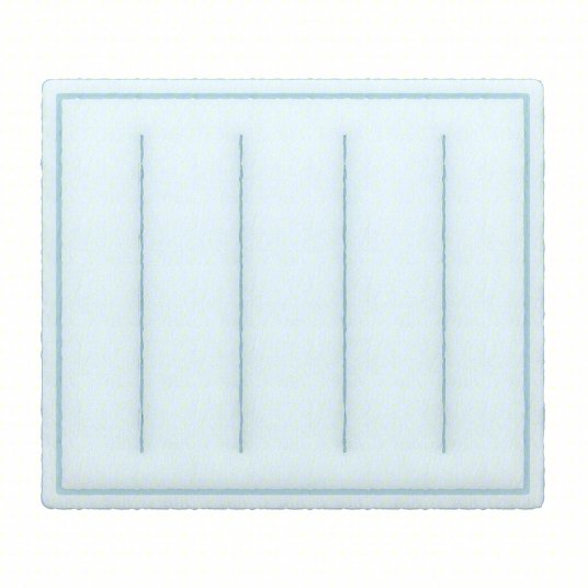Ring Panel Air Filter: 24 in x 24 in x 1 in, 1 Sections, 3 Ply, MERV 8, Box of 24
