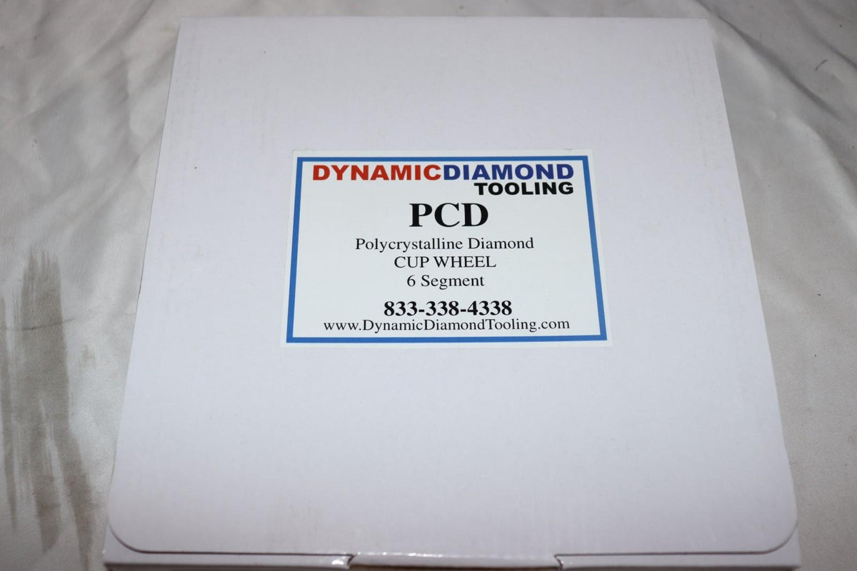 7 Inch PCD Grinding Cup Wheel, 6 Segment, 7" PCD CW, Polycrystalline - Northside Material Brokers