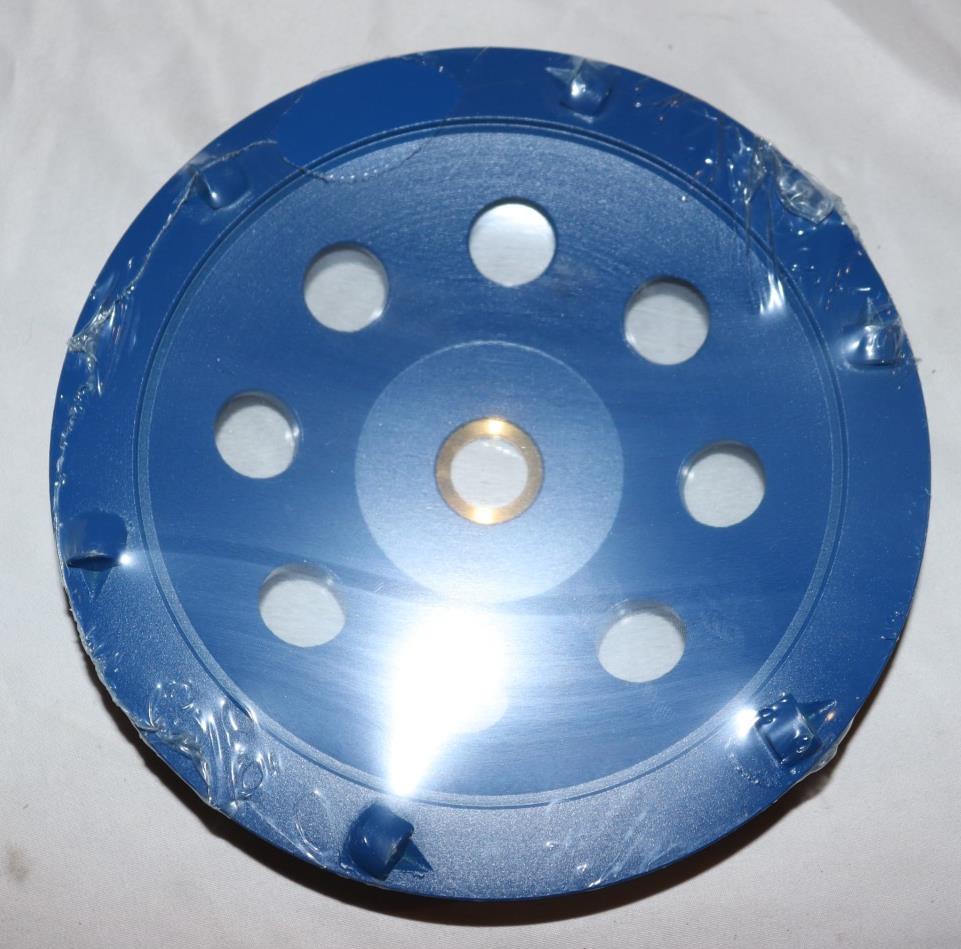 7 Inch PCD Grinding Cup Wheel, 6 Segment, 7" PCD CW, Polycrystalline - Northside Material Brokers