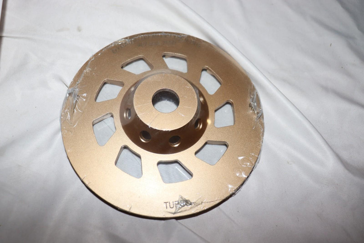 7" Turbo Cup Wheel 18 Segment 30/40 Grit, Dynamic Diamond Tooling CW7TB18 - Northside Material Brokers