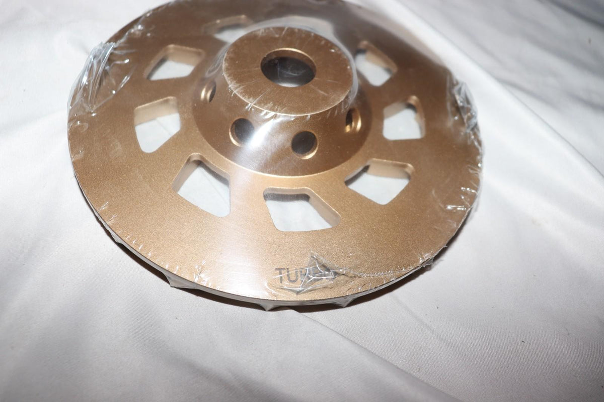7" Turbo Cup Wheel 18 Segment 30/40 Grit, Dynamic Diamond Tooling CW7TB18 - Northside Material Brokers