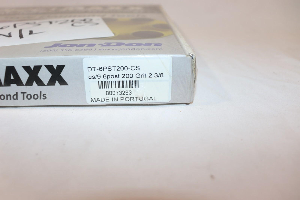 9 Pack - Pro-Max 6 Post Style Diamond DT-6PST200-CS, 2-3/8", 200 Grit - Northside Material Brokers