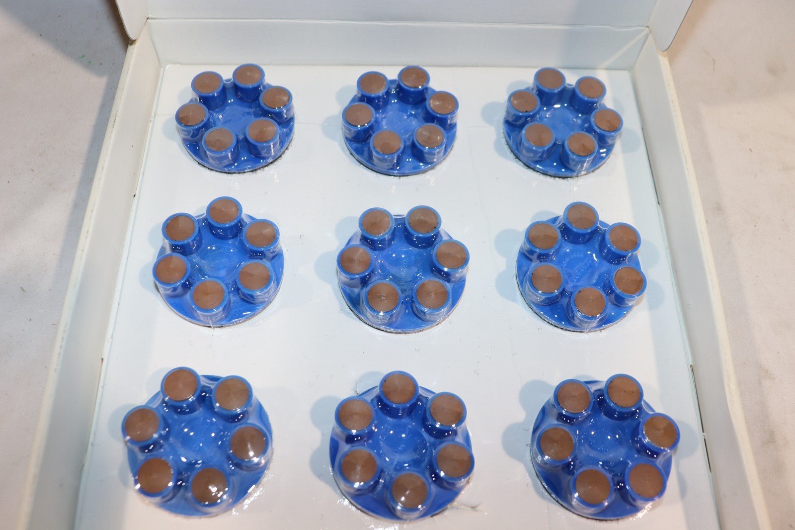 9 Pack - Pro-Maxx 6 Post Style Diamond DT-6PST200CS, 2-3/8", 200 Grit Blue - Northside Material Brokers