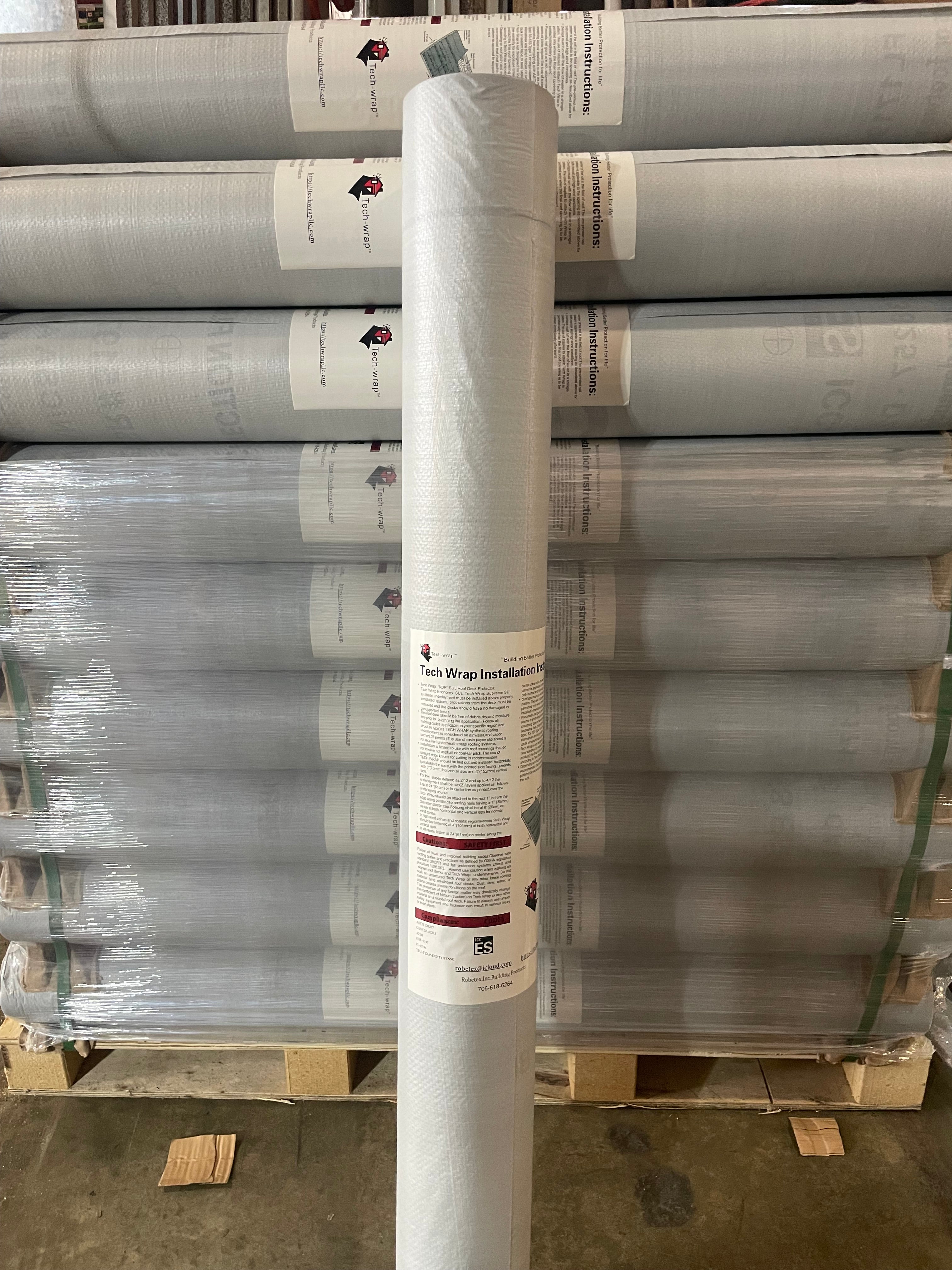 Synthetic Felt / Roof Underlayment, 1,000 Sq Ft. per Roll, 4 ft x 250 ft