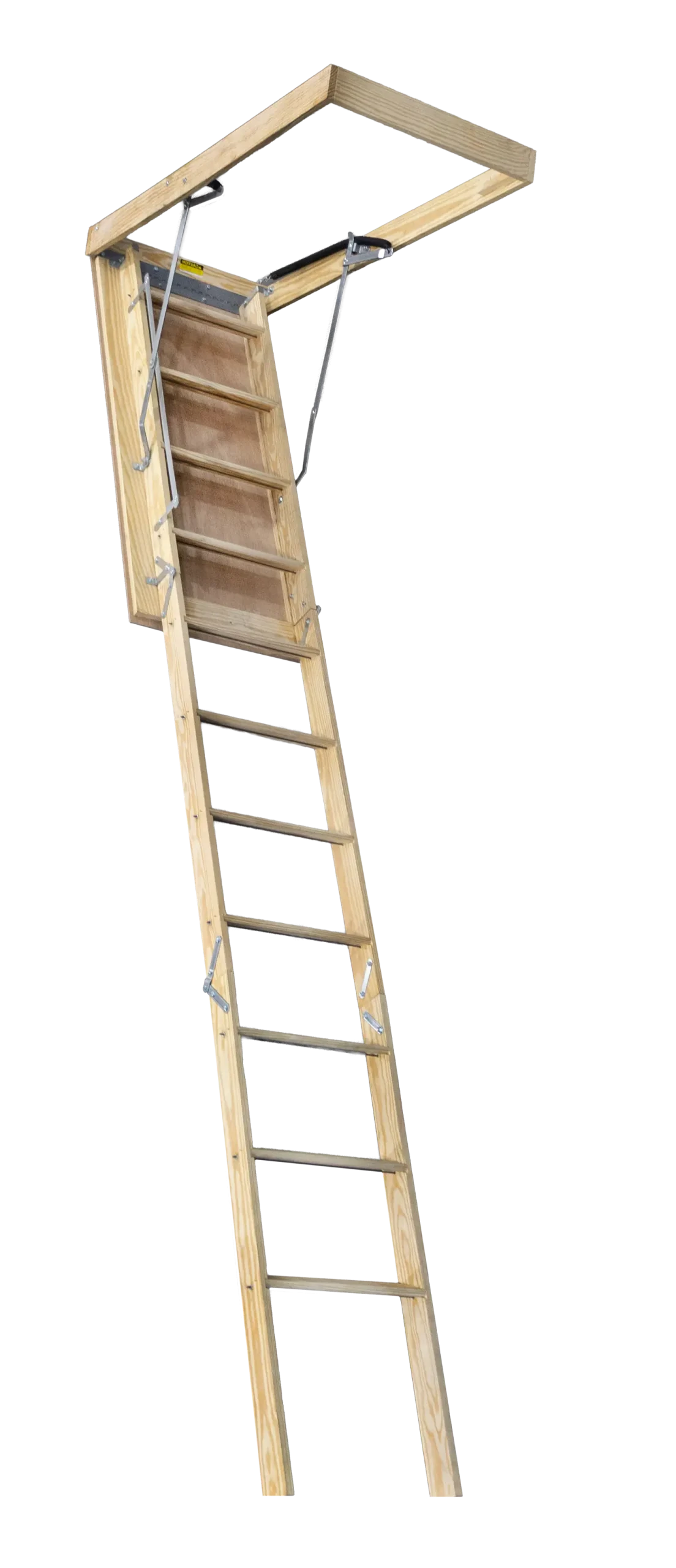 Marwin A-101 Attic Ladder, 10 ft H Ceiling, 25-1/2 x 54 in Opening, 250 lb