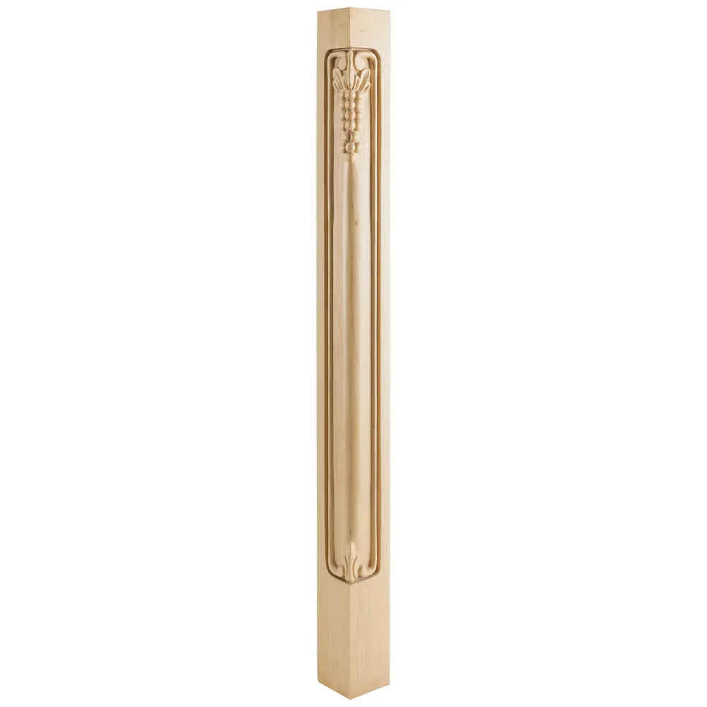 Alder Grape Corner Post 2-3/4" W x 2-3/4" D x 35-1/2" H CP-2ALD