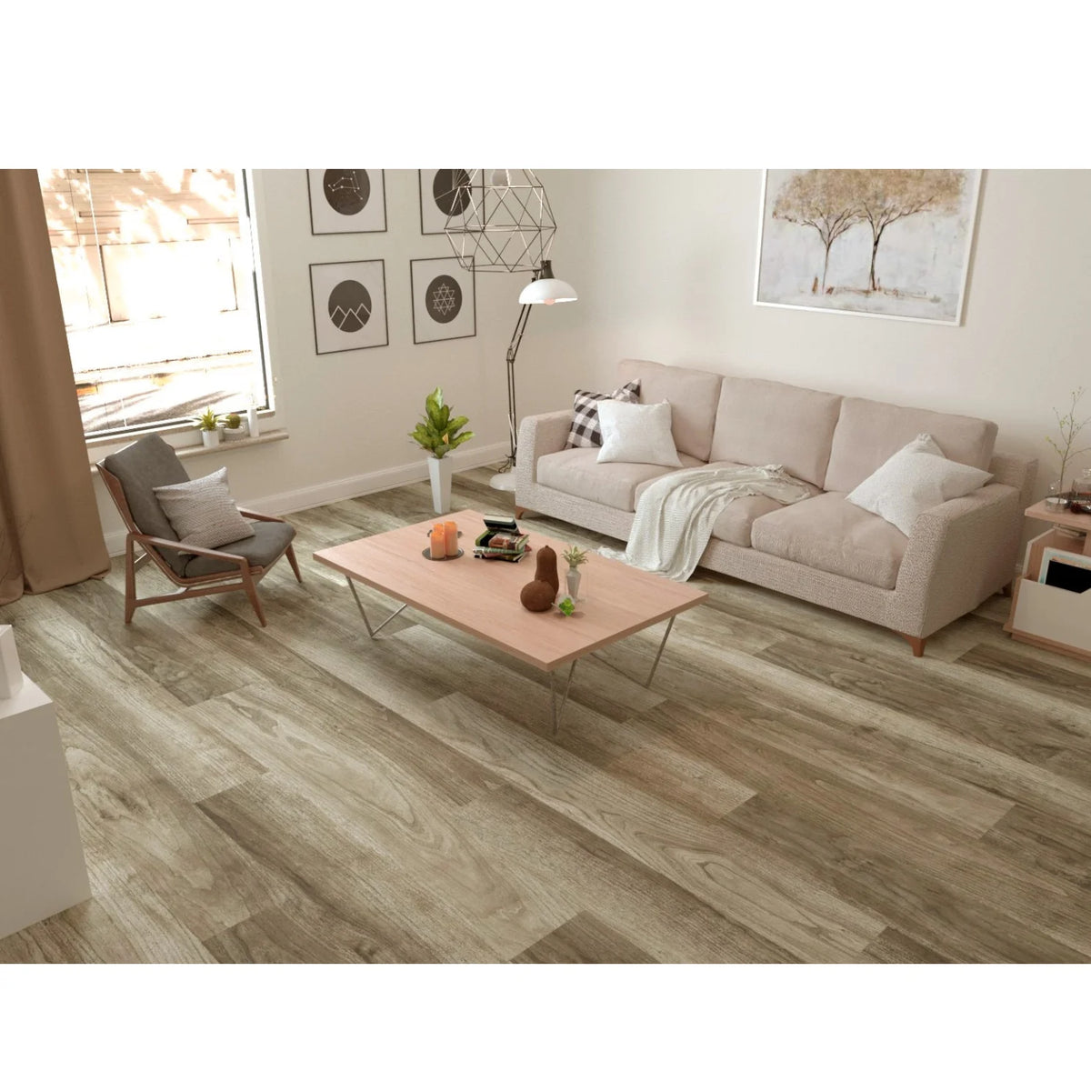 SPC Flooring, Himalaya 5MM, 20MIL Wear Layer, 23.896 Sq. Ft. / Box