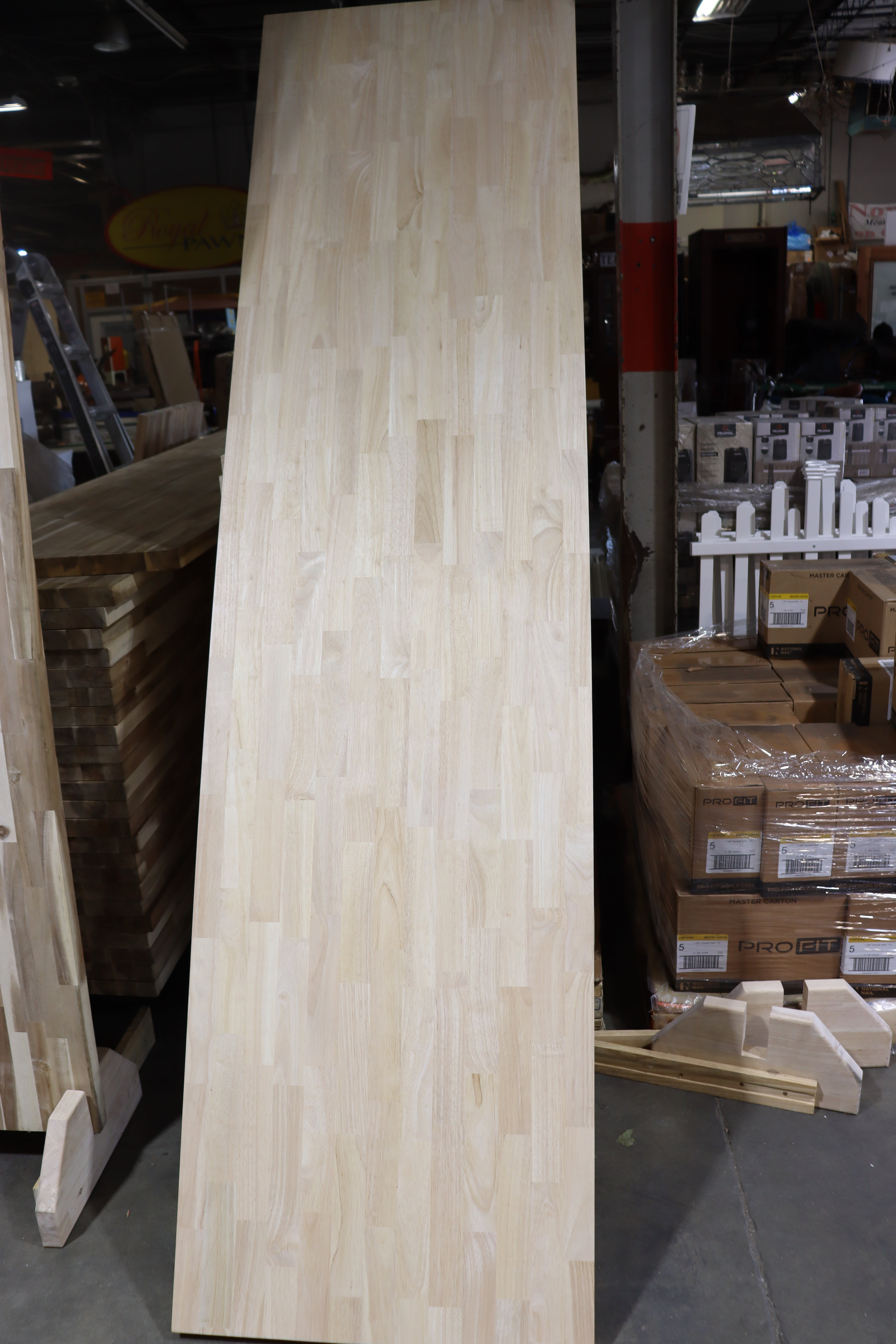 Hevia Butcher Block Wood Countertop, 25 Inches Deep