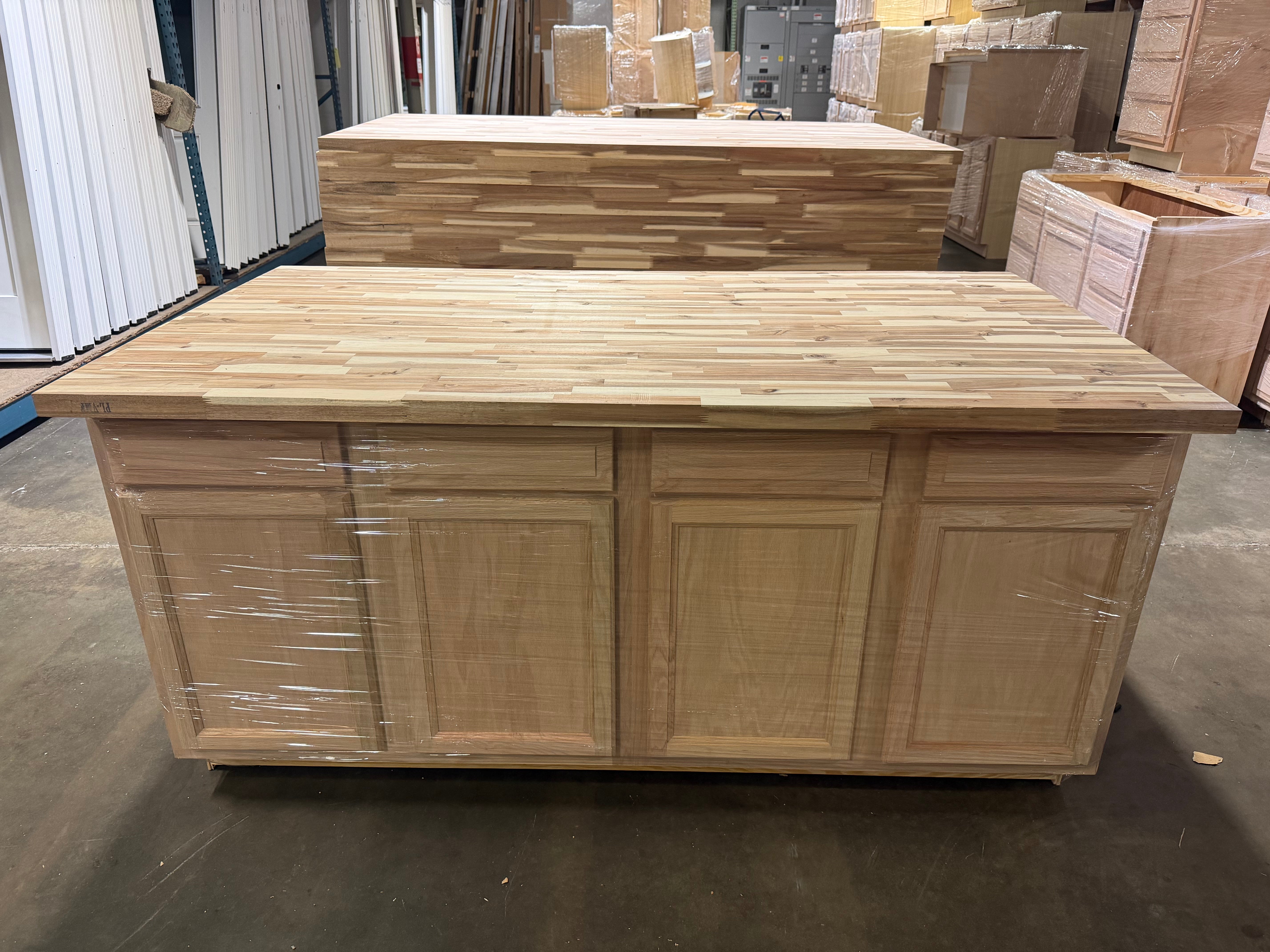 Acacia Butcher Block Countertops, 25 Inch Depth, Acacia Wood, 1 1/2 inch Thick