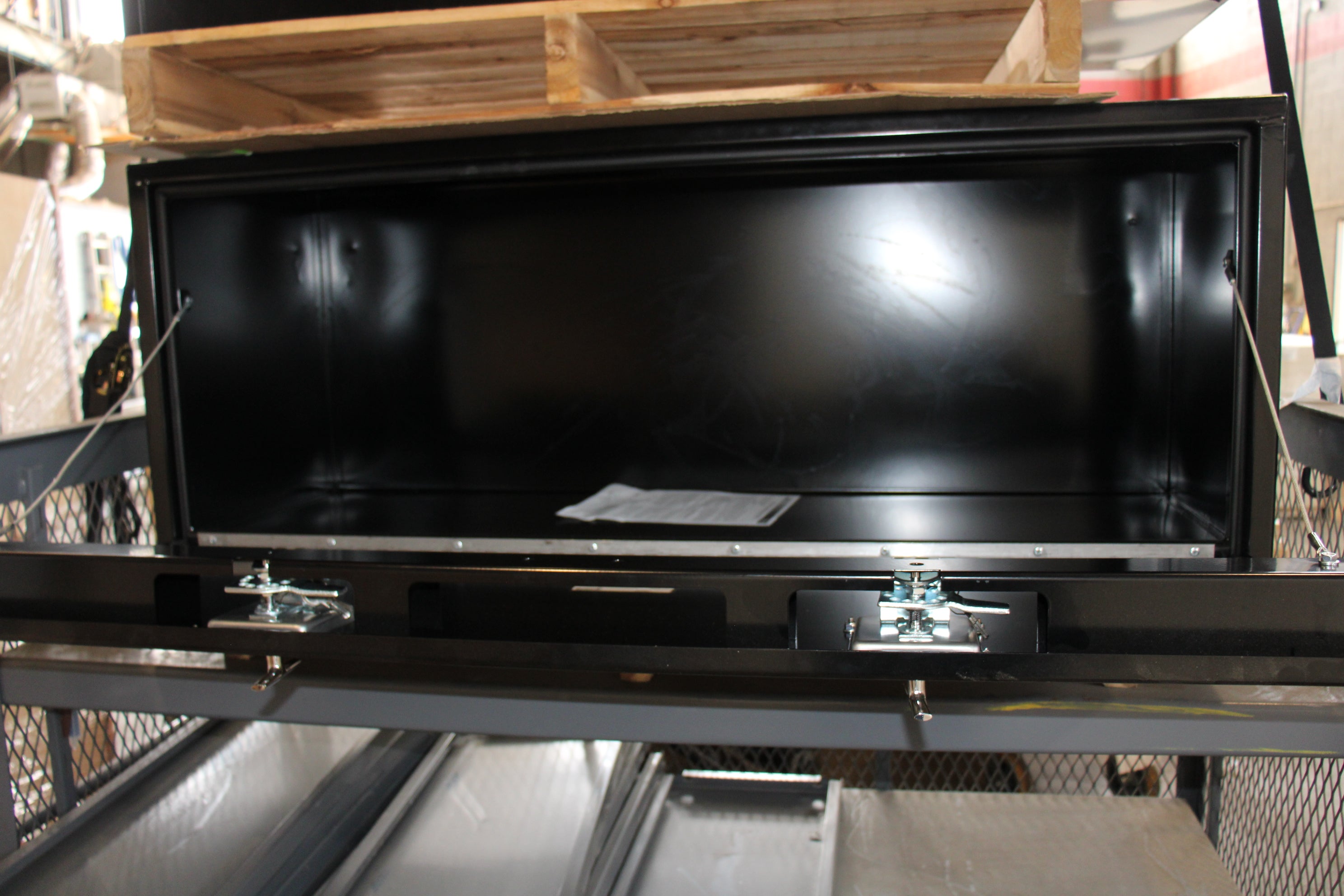 Buyers Under Body Truck Tool Storage Box 48" x 18 x 18 Black Steel