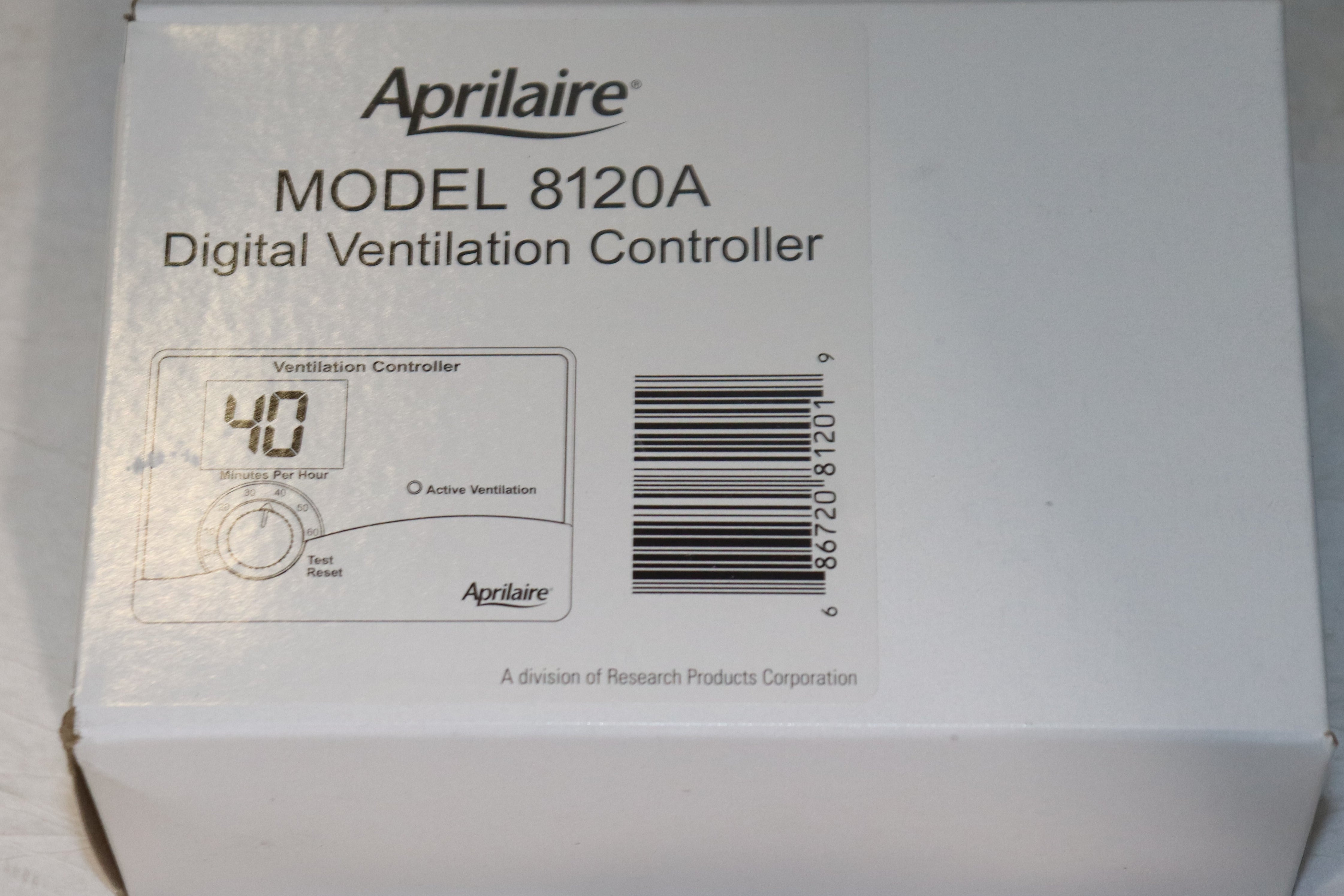 Genuine AprilAire 8120A Digital Ventilation Controller, Fresh Air Control