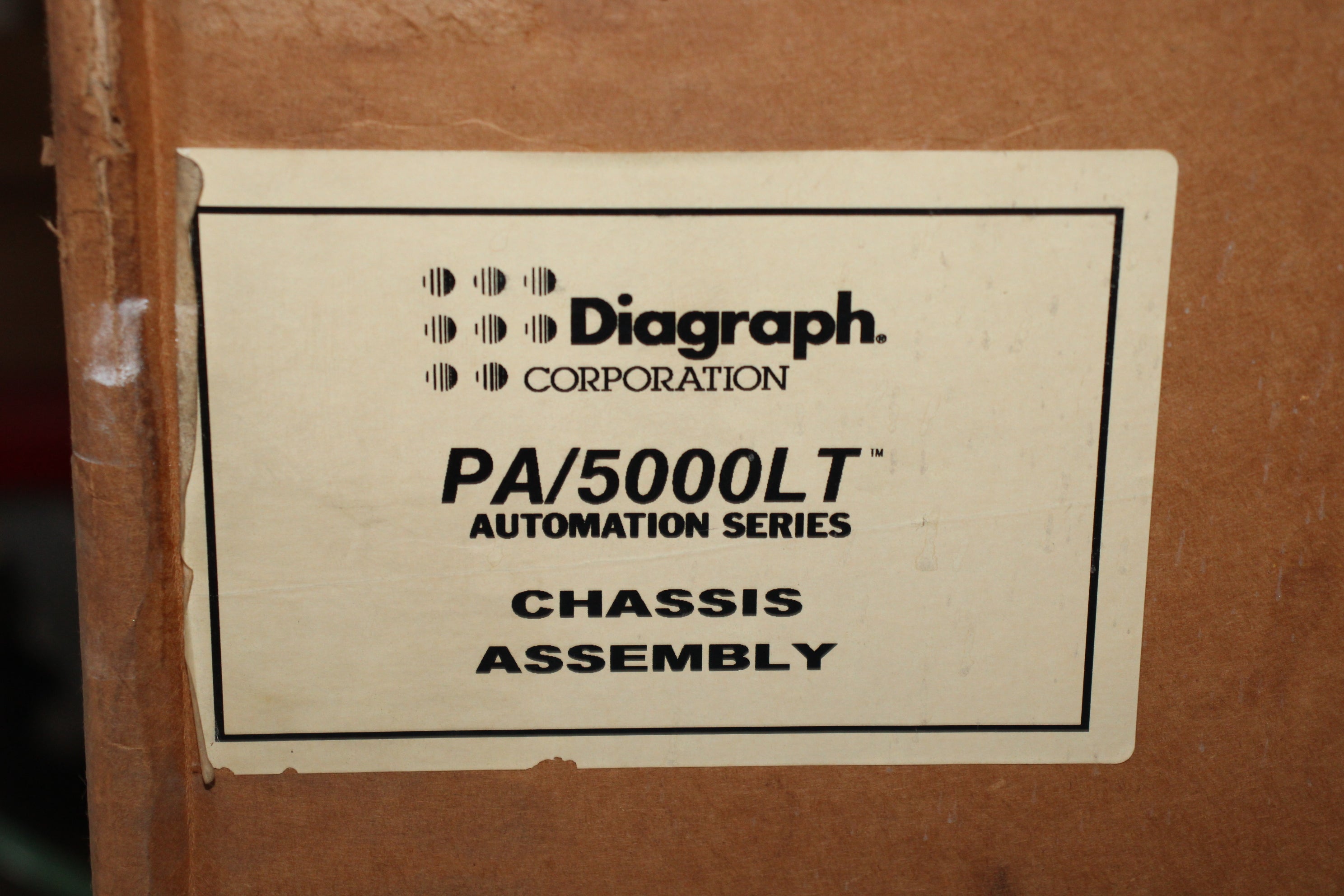 Diagraph PA/5000LT Chassis Assembly NEW IN BOX