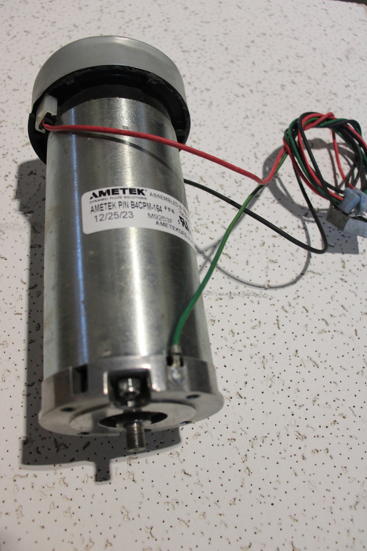 Ametek B4CPM-164 Carpet Extractor Pump. Ametek M9253F