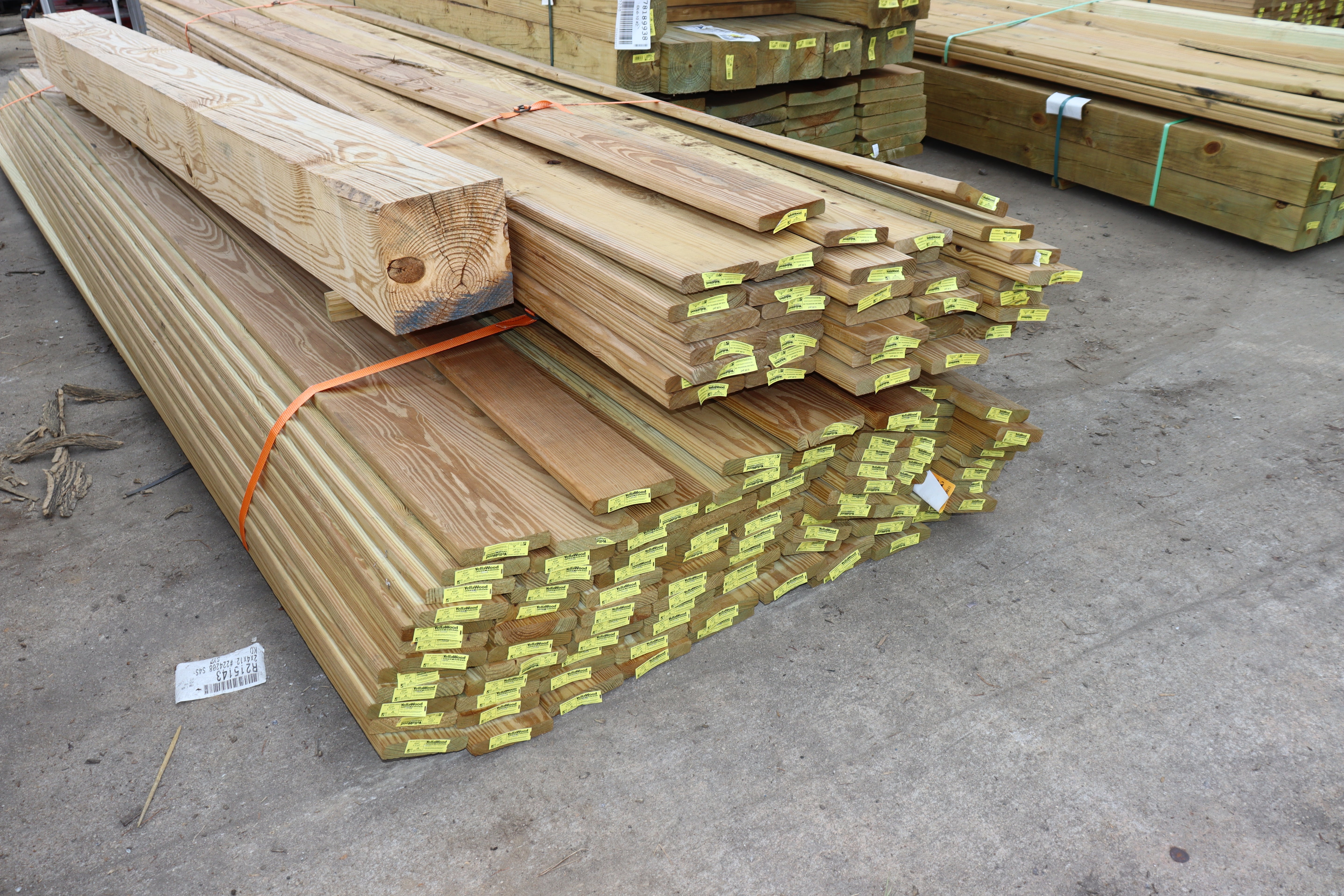 5/4" x 6" Deck Boards, Pressure Treated Lumber