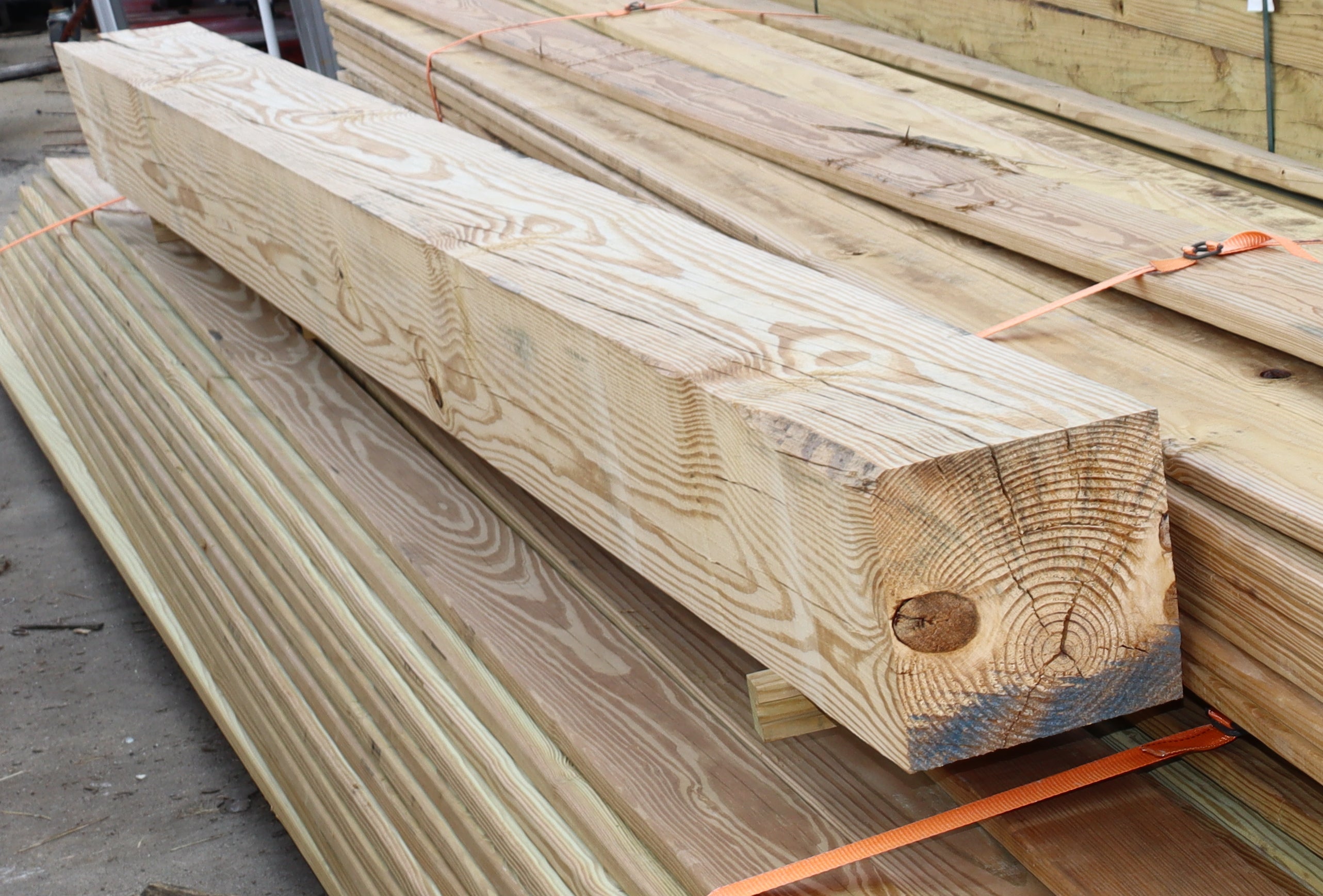 Pressure Treated Post, #2 Yellow Pine, Dimensional Lumber