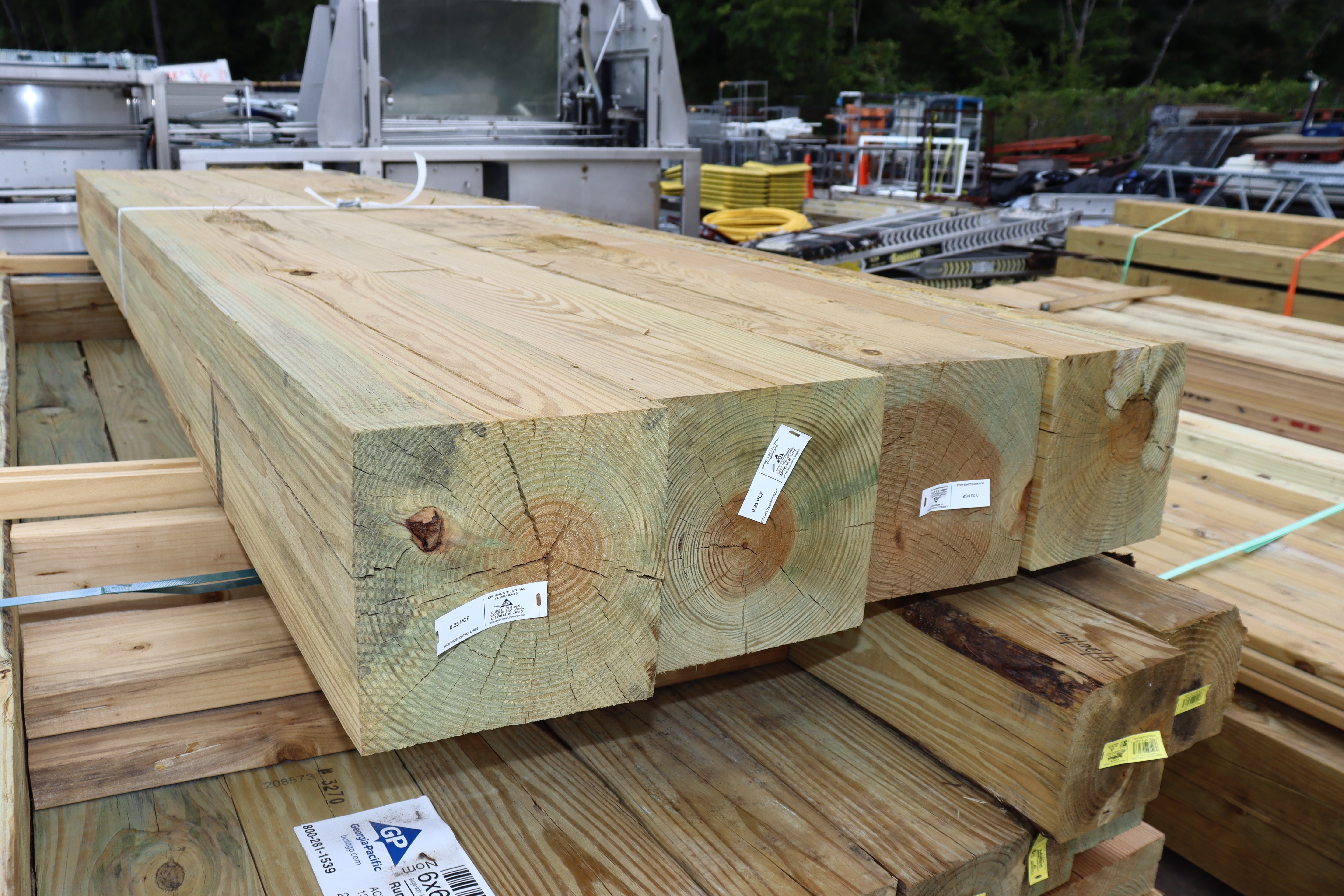 Pressure Treated Post, #2 Yellow Pine, Dimensional Lumber