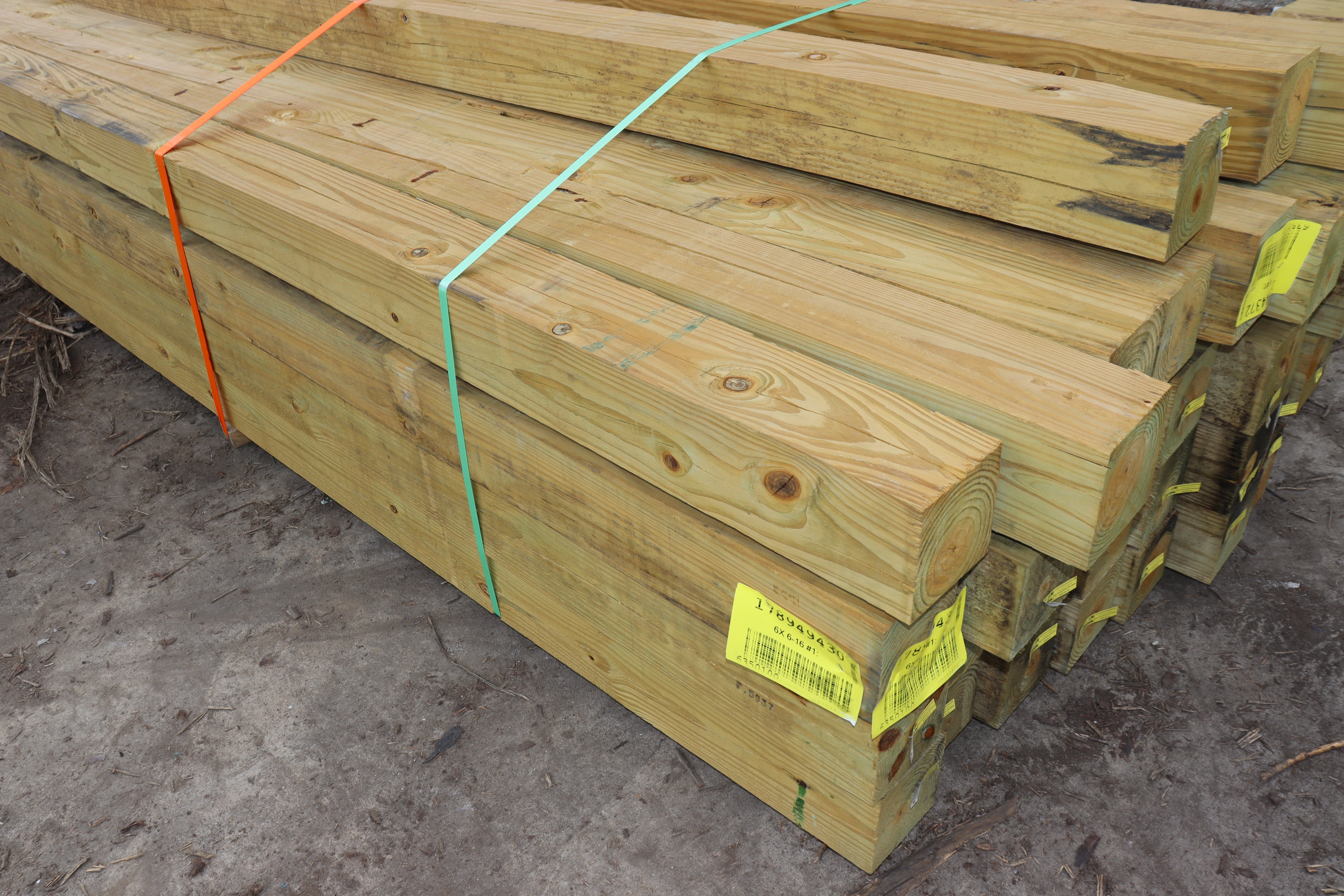 Pressure Treated Post, #2 Yellow Pine, Dimensional Lumber