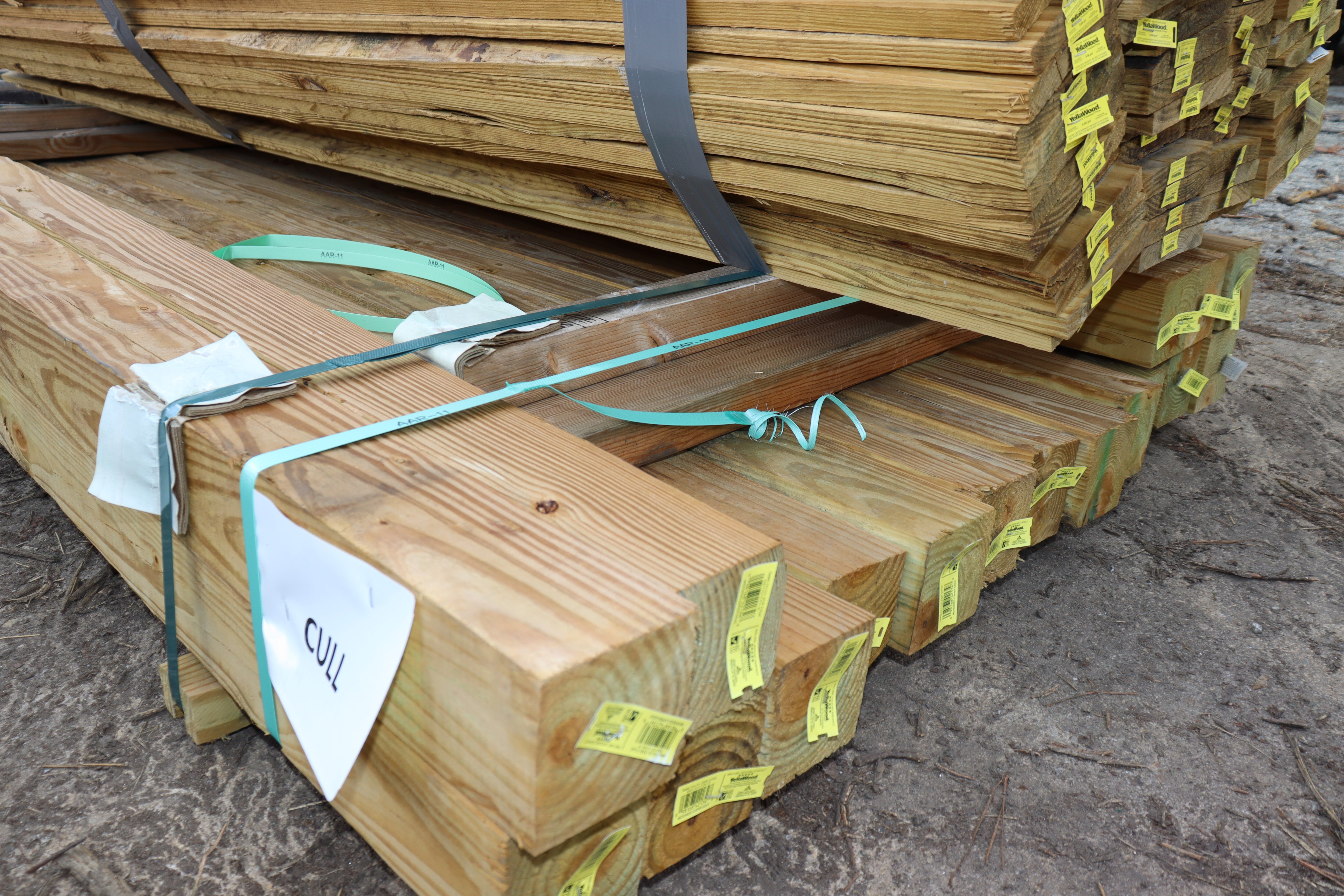Pressure Treated Post, #2 Yellow Pine, Dimensional Lumber