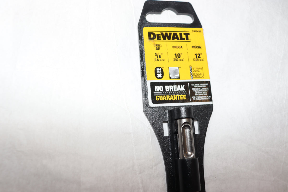 Dewalt 3/8" (9.5mm) x 10" X12” SDS Plus Hammer Drill Bit DW5430