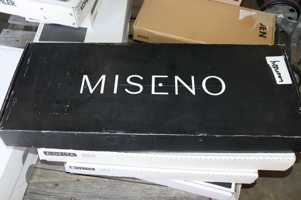 Miseno 1.75 GPM Single Hole Pre-Rinse Kitchen Faucet, Flat Black, MNO281FB