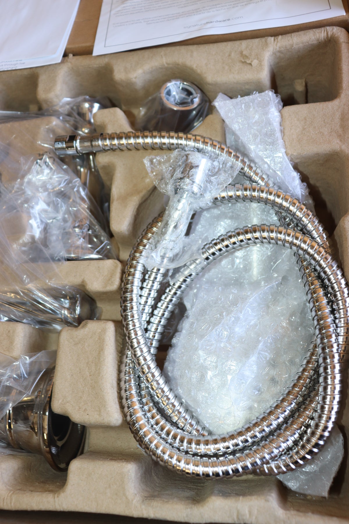 Signature Hardware Beasley Deck Mounted Roman Tub Filler w/ Hand Shower, w/ Rough In