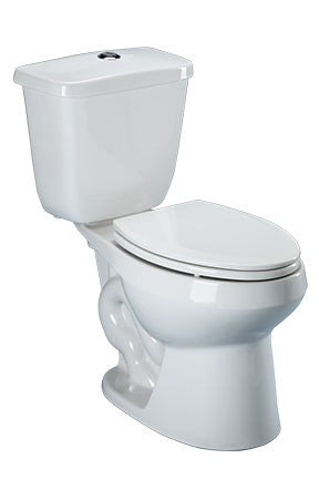 Elongated Dual Flush Toilet with Fluidmaster Fill Valve 1.0 - 1.28 GPF Vortens