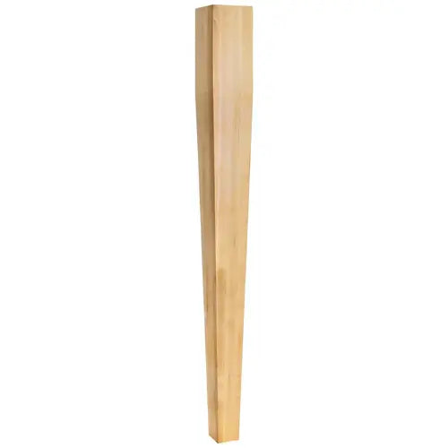 Oak Square Tapered Post 3-1/2" W x 3-1/2" D x 35-1/2" H P43OK