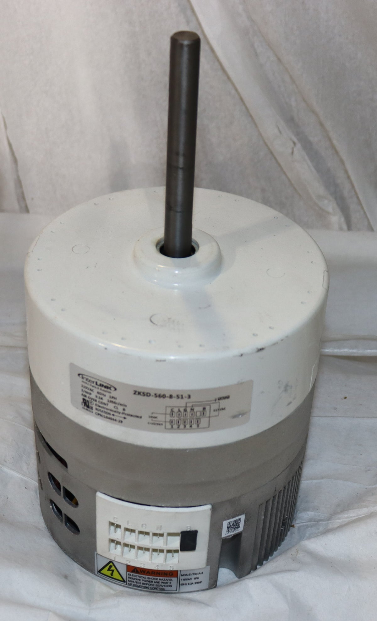 InterLink ZKSD-560-8-51-3 Furnace Blower Motor, 3/4HP, 115V, 1PH, 1050RPM