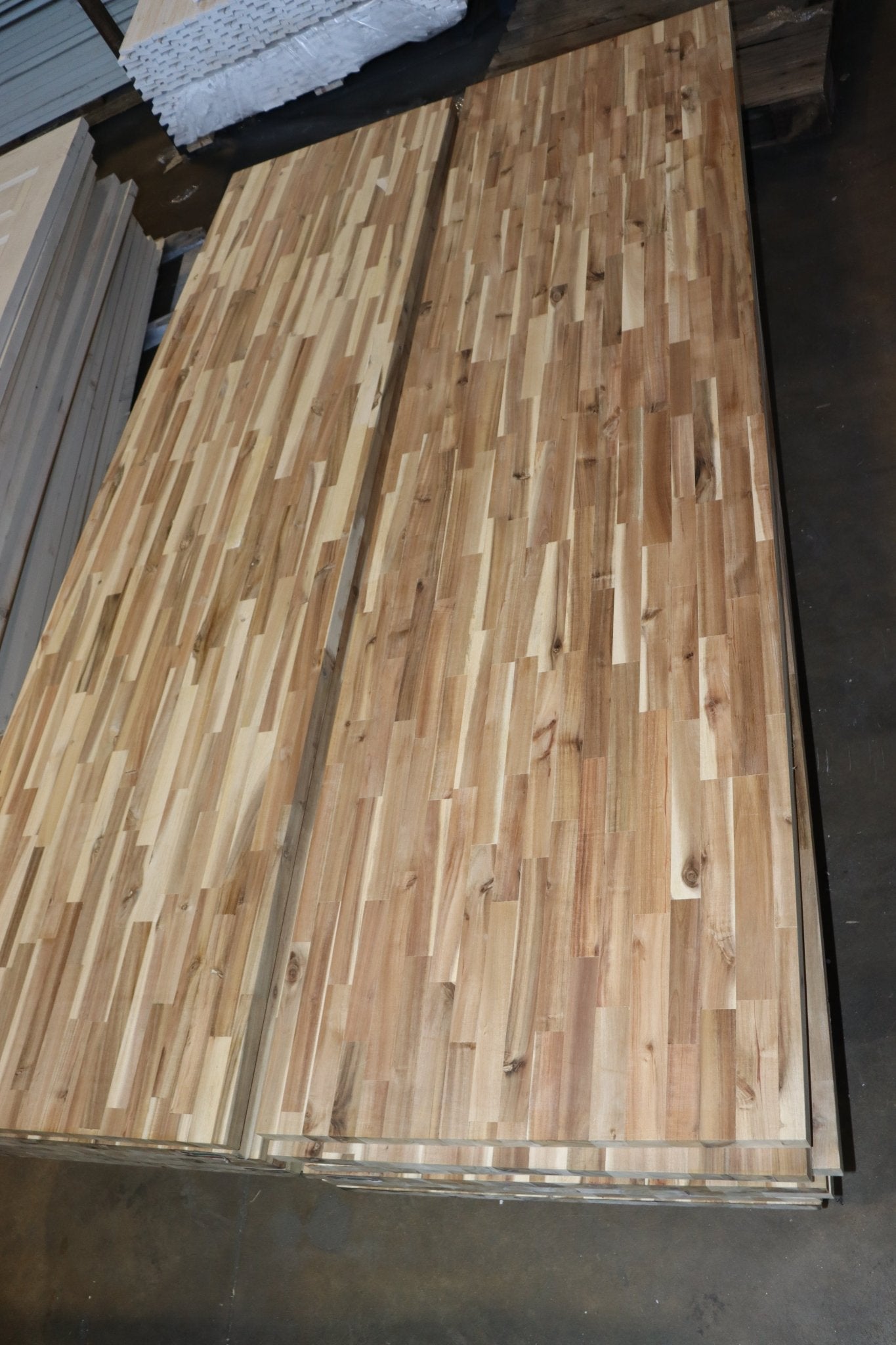 Acacia Butcher Block Countertops, 25 Inch Depth, Acacia Wood, 1 1/2 inch Thick - Northside Material Brokers