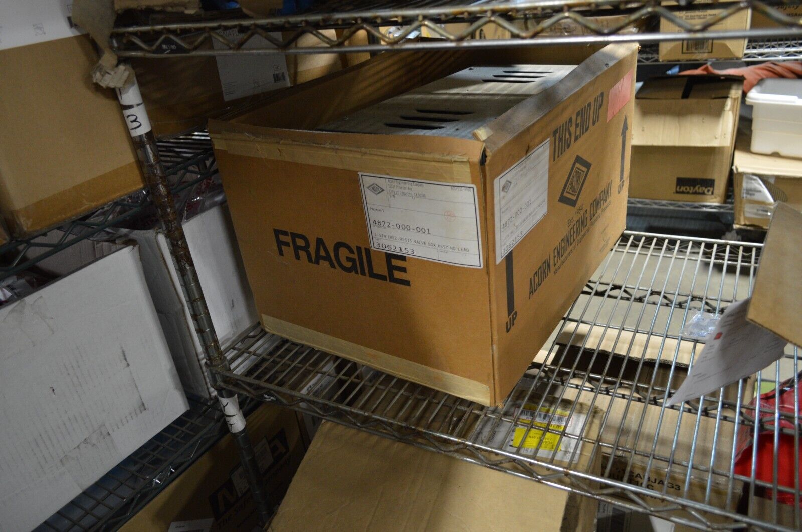 Acorn 1 stn Frez Resis Vavle Box Assy no lead, 4872-000-001 - Northside Material Brokers