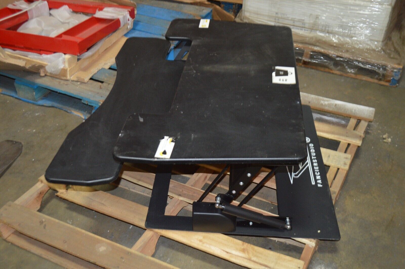 Adjustable Corner Standing Desk: High Rise(TM) Series - Northside Material Brokers