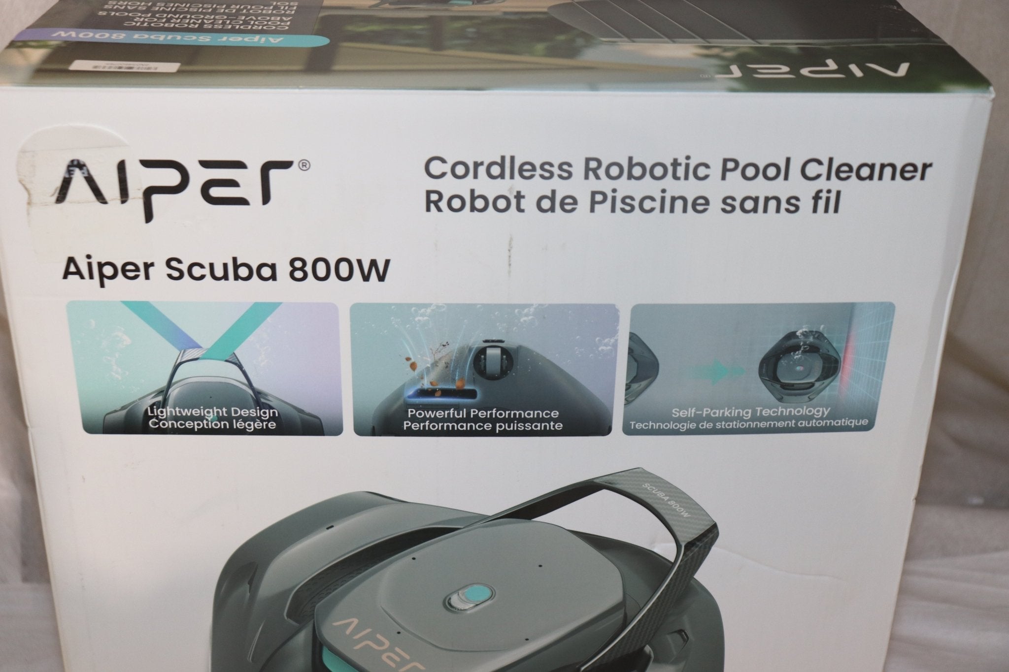 Aiper Scuba 800W Cordless Robotic Pool Cleaner for Above Ground Pools - Northside Material Brokers