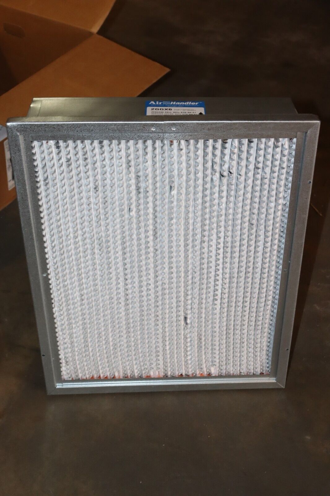 AIR HANDLER 2GGX6 Cartridge Air Filter,20x24x6,MERV 14 - Northside Material Brokers