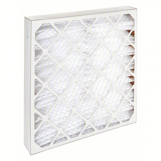 Air Handler 2W236 Pleated Air Filter: 20 in x 20 in x 4 in, MERV 8, Gen Use - Northside Material Brokers