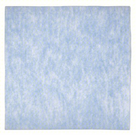 Air Handler Air Filter Pad: 20 in x 25 in x 2 in, Polyester, Blue/White W104 QTY 18 - Northside Material Brokers