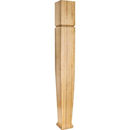 Alder Flared Arts & Crafts Post 5In. W X 5In. D X 42In. H P61-5-42-ALD - Northside Material Brokers