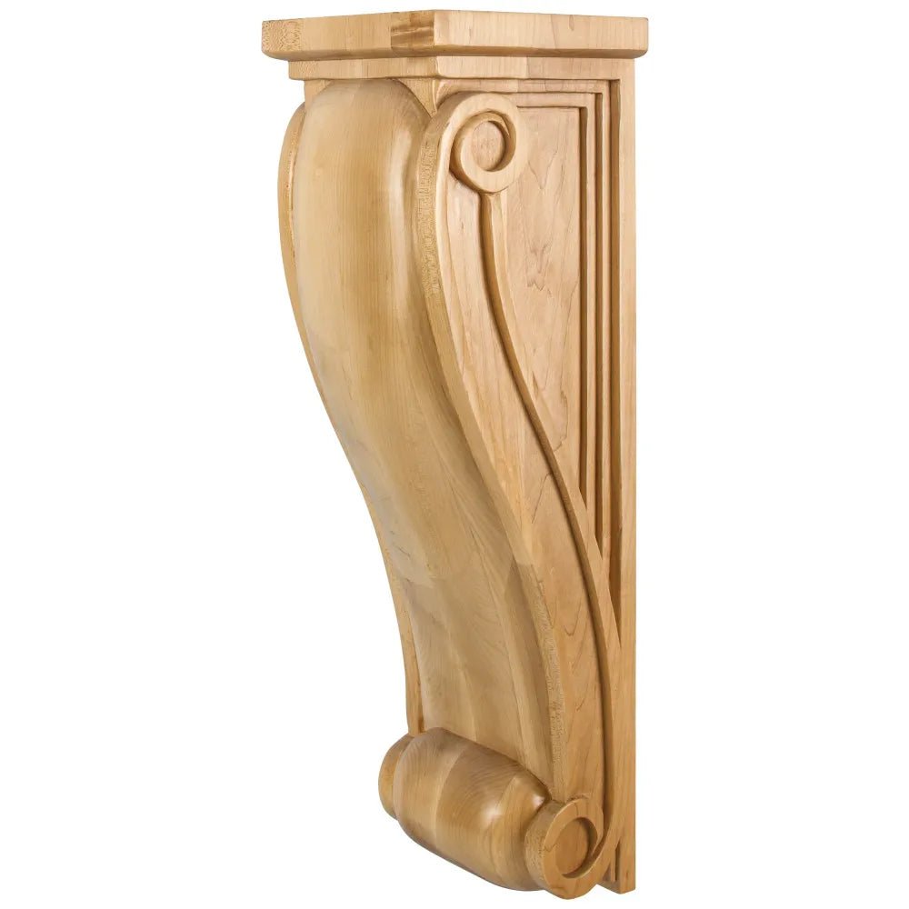 Alder Neo Gothic Corbel 7" W x 7" D x 22" H CORE17-3ALD - Northside Material Brokers
