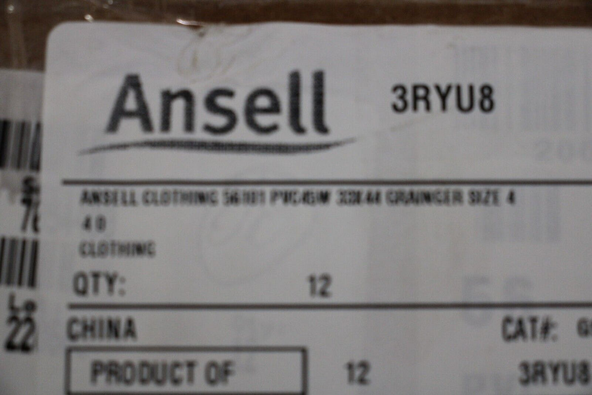 ANSELL ALPHATECH CHEMICAL RESISTANT BIB APRON - Northside Material Brokers