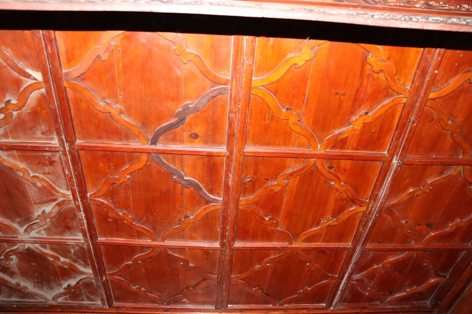 Antique Circa 1880's Chinese Opium Wedding Bed Intricately Carved, Excellent - Northside Material Brokers