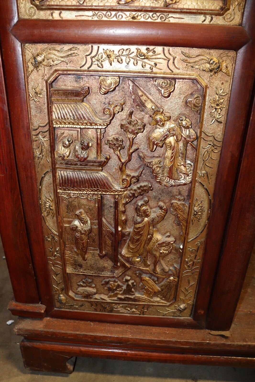 Antique Circa 1880's Chinese Opium Wedding Bed Intricately Carved, Excellent - Northside Material Brokers
