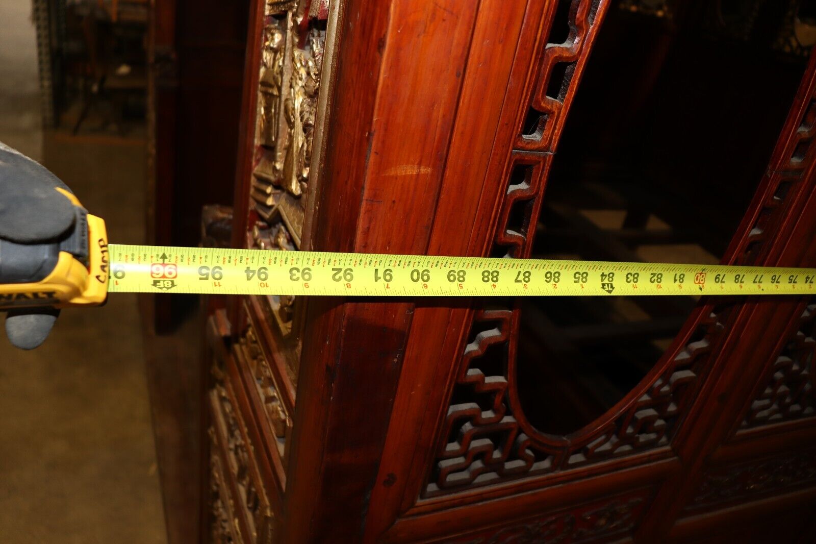 Antique Circa 1880's Chinese Opium Wedding Bed Intricately Carved, Excellent - Northside Material Brokers