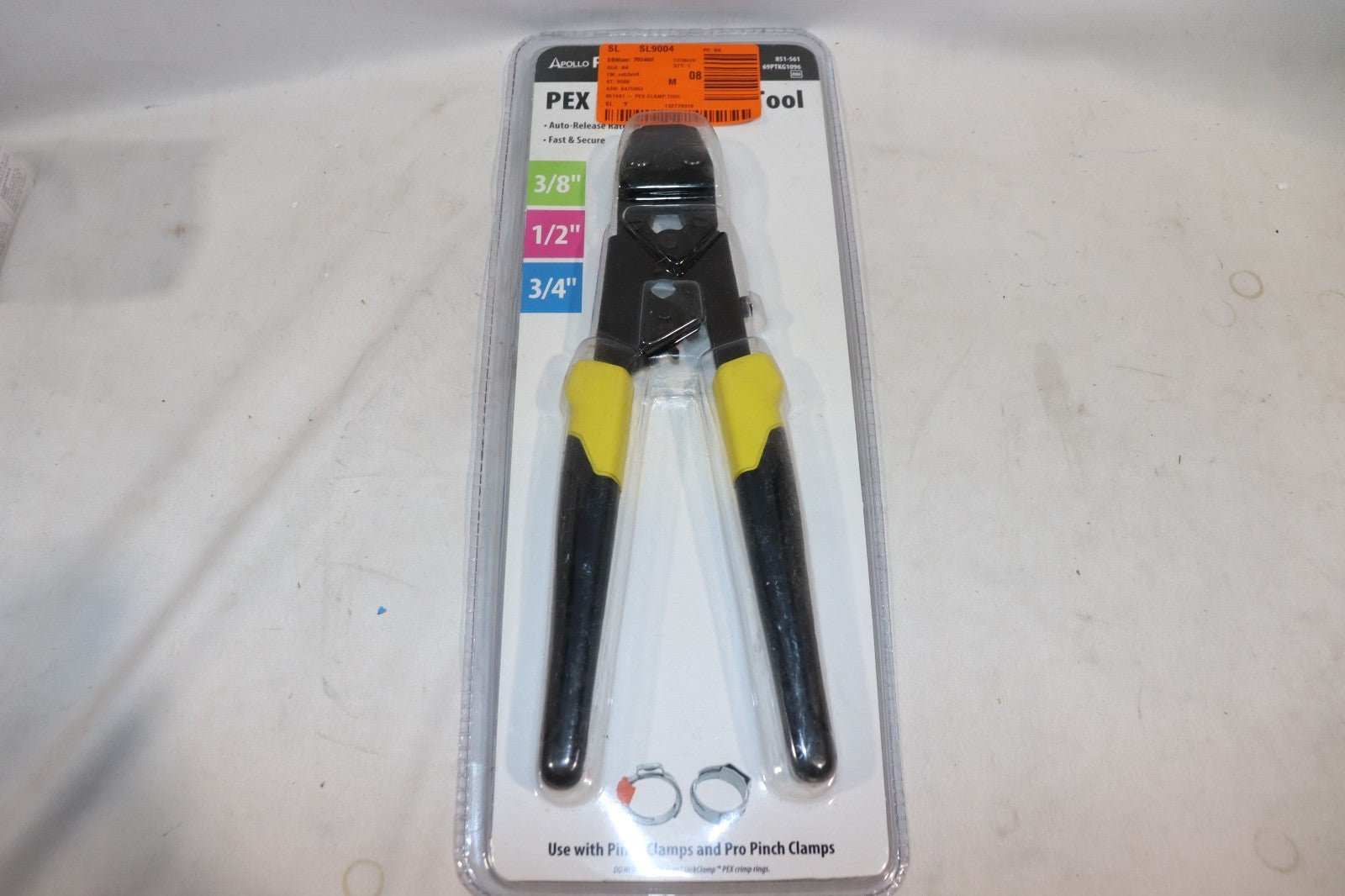 Apollo PEX Pinch Clamp Tool 851-561 - 3/8, 1/2, 3/4 - Northside Material Brokers