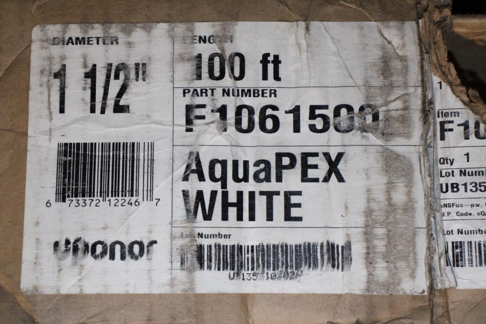 AQUAPEX F1061500 1-1/2 INCH 100 FT WHITE PEX PIPE - Northside Material Brokers