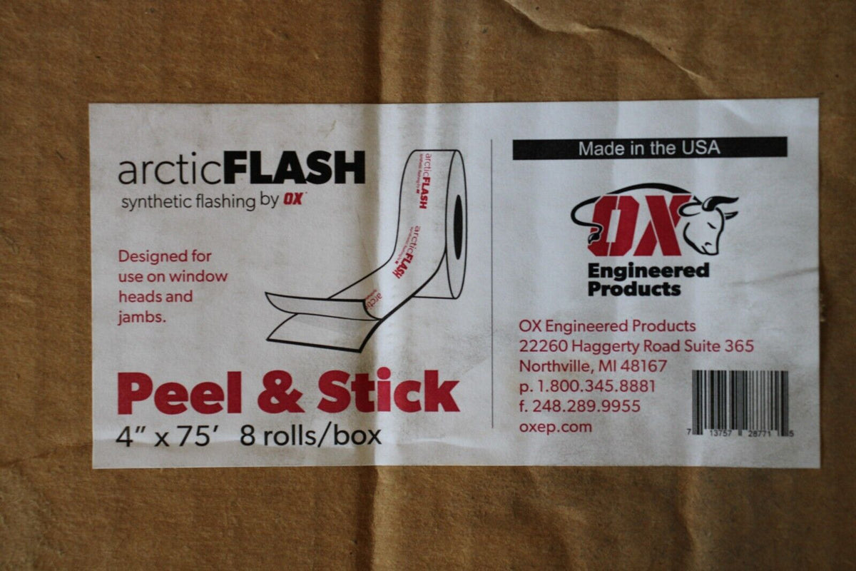Arctic-Flash Synthetic Flashing Tape 4"×75' - Northside Material Brokers