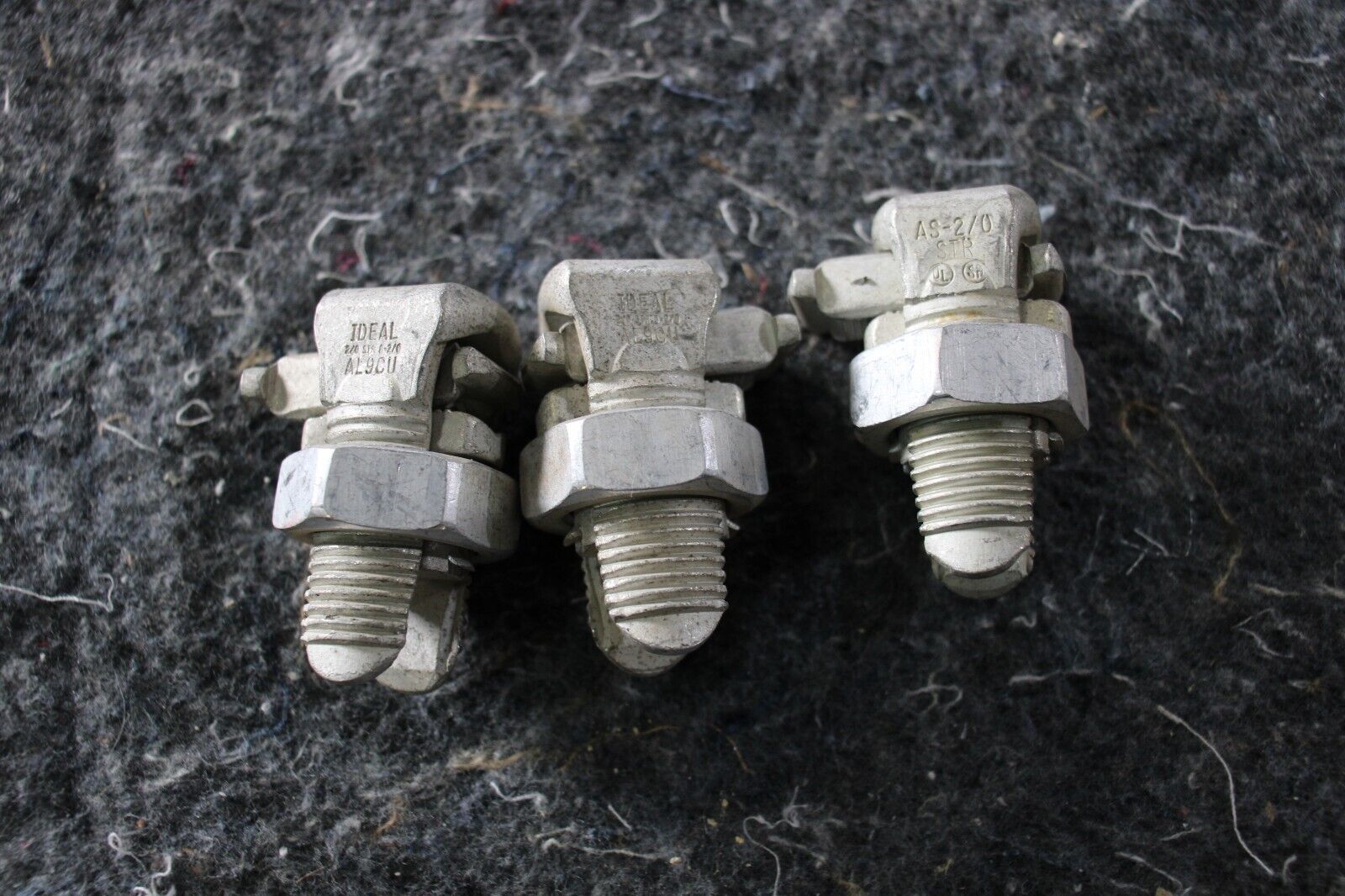 AS-2/0 ALUMINUM SPLIT BOLT CONNECTOR AL/CU (PACK OF 3) - Northside Material Brokers