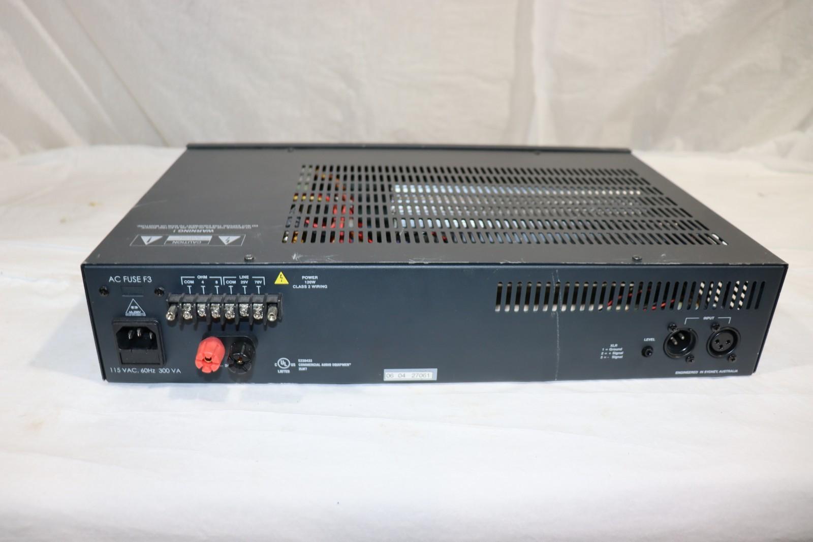Australian Monitor AMIS 120P 120W Rack Mount Amplifier Single Channel Sub-Woofer - Northside Material Brokers