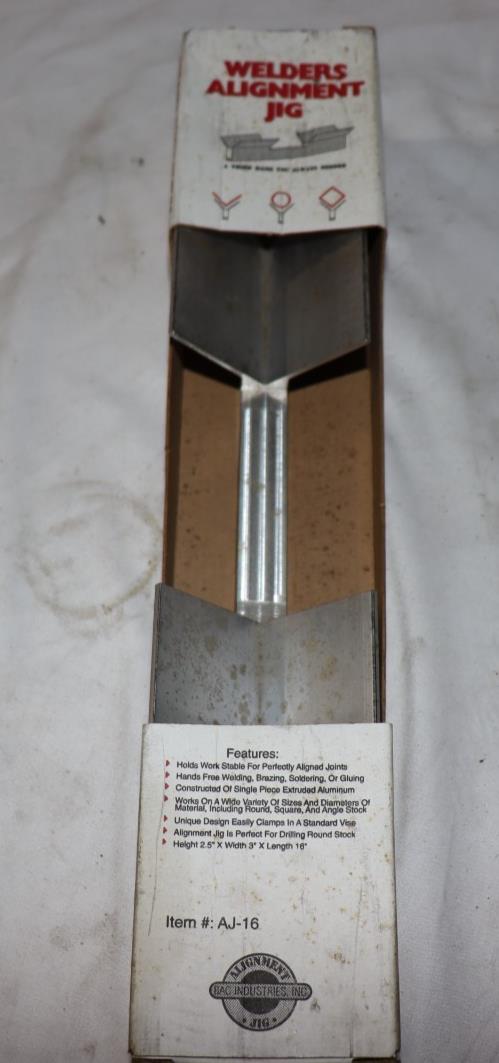 BAC Industries Welder's Alignment Jig AJ-16, Aluminum, New Old Stock - Northside Material Brokers